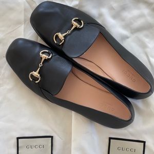 Gucci original black leather loafers
